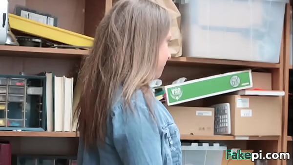 Wholesome Light-haired School Hottie Black Mailed By Fake Manager
