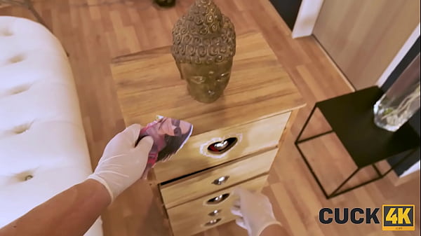 CUCK4K. Panty Sniffer Busted