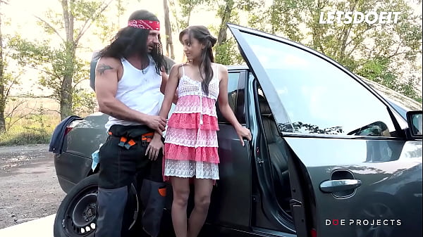 Sensual Dark-haired Shrima Malati Wants A Car Fix But This Monster Meat Beefcake Fixed Her Twat Instead - LETSDOEIT