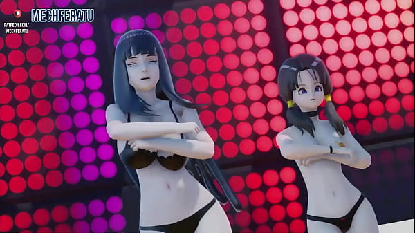 MMD - Hinata Hyuuga & Videl - Chocolate Cream