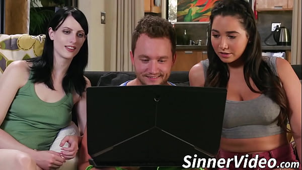 Stepmother Nabs Stepson Jerking Off And Helps Him Out Gladly