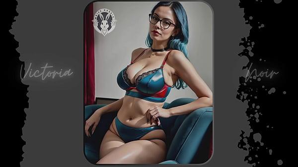 AI: Vibrant Blue Hair And Dark Glasses DOMINATRIX - Part 9 - Waifu Models #003