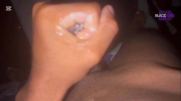 Dad Lubricates His Thick Shaft With His Own Load And Then Has A Luscious Cumshot While Gasping