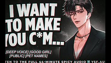 Stepdaddy Commands Your Toy IN PUBLIC | (Audio Erotica For Women)