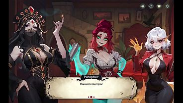 Hotel Tales [ SPOOKY HENTAI Game ] Ep.5 GHOST Bartender Is PLAYFUL TEASE STRADDLE RIDE Style !