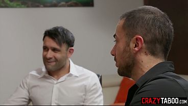 Hot Cutie Greta Foss Double Teamed Offerring Promotion After Blokes Drilled Her In The Office