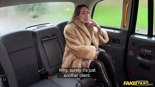 Fake Taxi Ava Austen Saddles A Big Black Dildo On The Backseat
