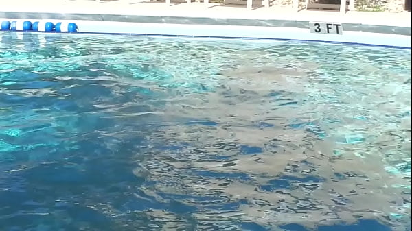 Powerful Shadow Boxing In The Pool