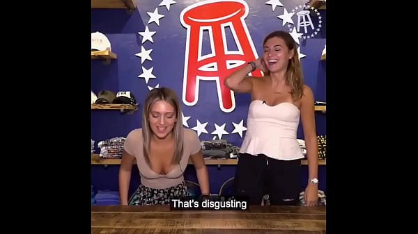 Chicks In The Office Barstool Breasts - Cleavage Downblouse