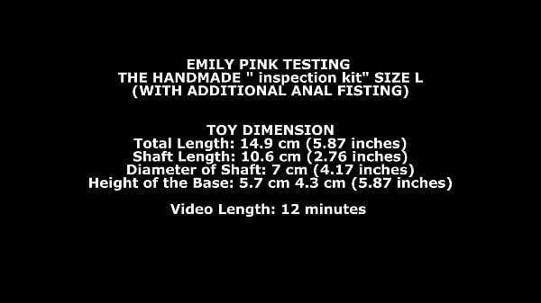 Emily Pink Testing The Handmade Inspection Kit Size L (with Additional Backdoor Hand Insertion) TWT165