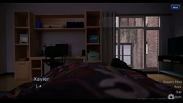 The Awakening #6 - Abby Snatches Xavier Yanking His Pole In The Morning Bed | NSFW Visual Novel Gameplay