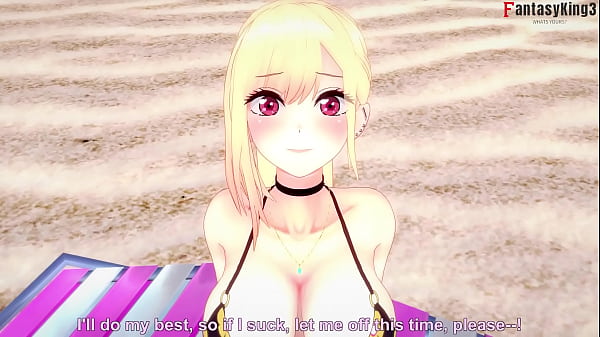 I Found Marin Kitagawa On The Beach And She Serves Me A Bj | Sono Bisque Cutie Wa Koi Wo Suru