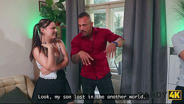 DADDY4K. My StepSon's Lustful Honey Enticed Me With Her Fat Ass
