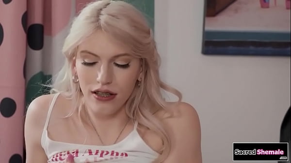 College Tgirl Izzy Wilde Gets Barebacked