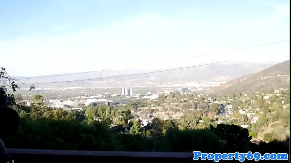 Ginger Realtor Cockriding Her House Client
