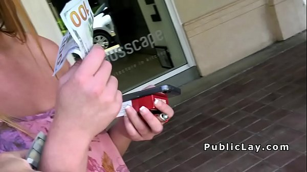 Fat Ass Chestnut-haired Chick Bangs In Public