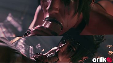 Dark Elf Fanstasy Messy Oral & Gasps For Massive Shaft - 3D Animated Fantasy Porn