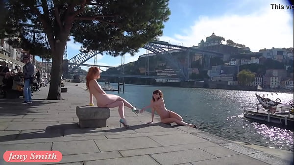 Jeny Smith And Vienna Savor Stripped In Public