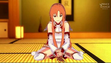 Asuna JOI Tug Off Instructions Cooch Play And Spooge Countdown
