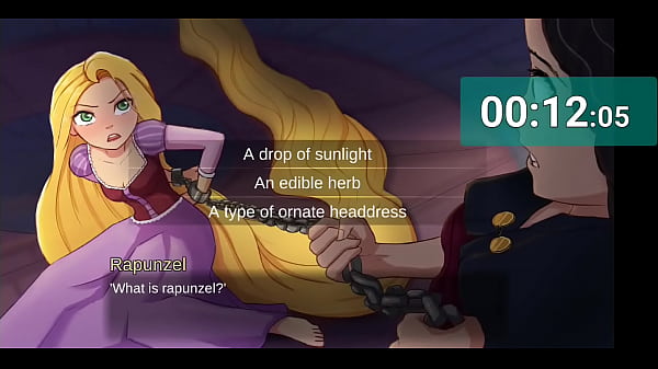 Blazing And Darling Blonde Barely-legal Pounded By Her Stepmother And Two Fellas Rapunzel NSFW Hentai Game Speedrun 1:10:40