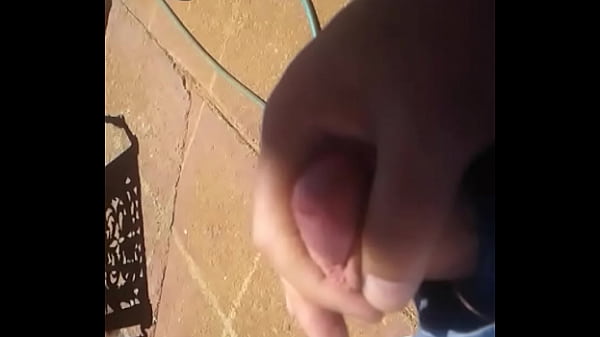 Afrikaans Masterbating In Garden