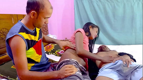 Menage Bengali Gal Banging Forceful Xxx Video. / Hanif & Popy Khatun & Manik Mia