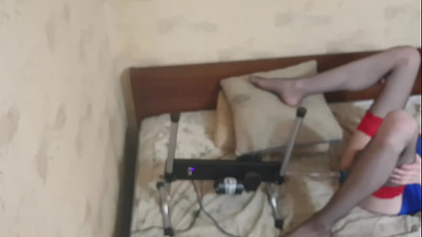 Sissy Solo Home Smashing Machine
