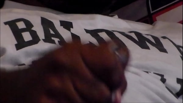 Fat Black Rod Squirting (slow Mo)