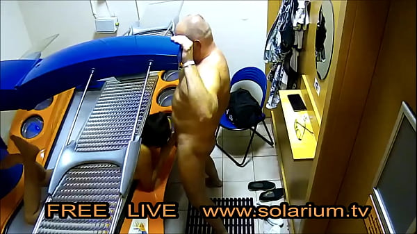 Couple Railed In The Actual Public Solarium With Hidden Camera Filmed
