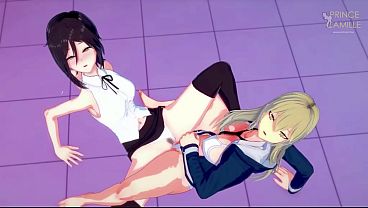 Power And Reze Lesbians Dolls Play With Their Blazing Form