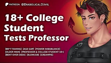 18 College Schoolgirl Provokes Her Professor And Gets Held After Class For Tame || MDom And Filthy Talk || Male Wailing || Audio Character Play For Dames