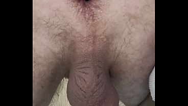 Monster Backside Pack Opens Rump And Drips From Warm Pink Opening
