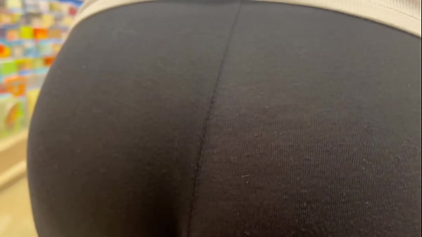Mother At Walmart Fat Backside See Through Wedgie