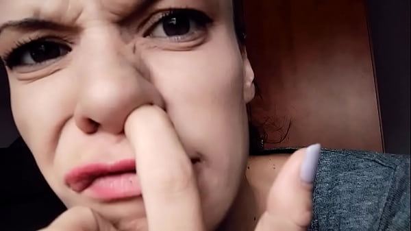 Picking My Fat Nose And Slurping Out My Snot | Close Up Nose Fixation