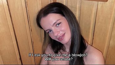 I Saw A Stunning Babe In A Public Sauna, And Decided To Approach Her.