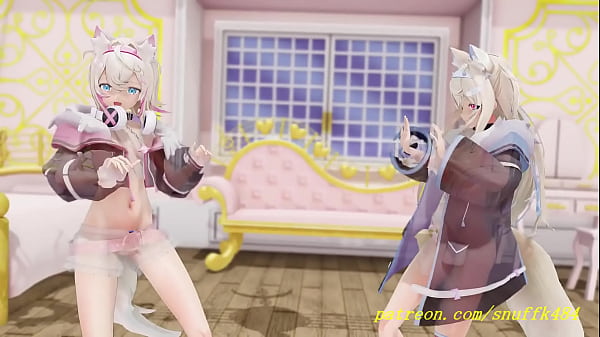 NoVR Mmd FuwaMoco Dance 3d Hololive Hentai