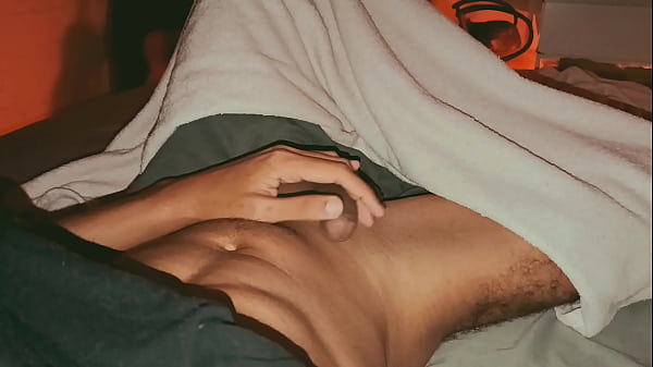 Touching My Thick Shaft Slowly In Bed While Gasping And Relaxing Before Falling Asleep