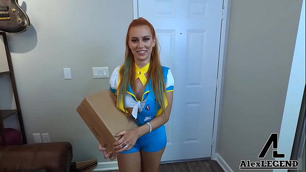 Scout Auburn-haired Madison Morgan Gets Dicked & Creampied By Alex Legend!
