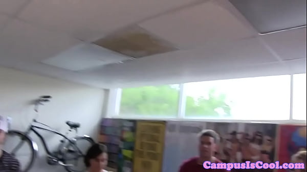 Novice College Sluts Humping On Rough Shlong