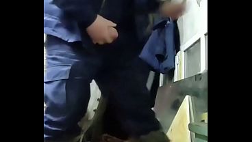 This Construction Worker's Cock Is So Intense That He Can Only Stroke It Off With Massage Tools!
