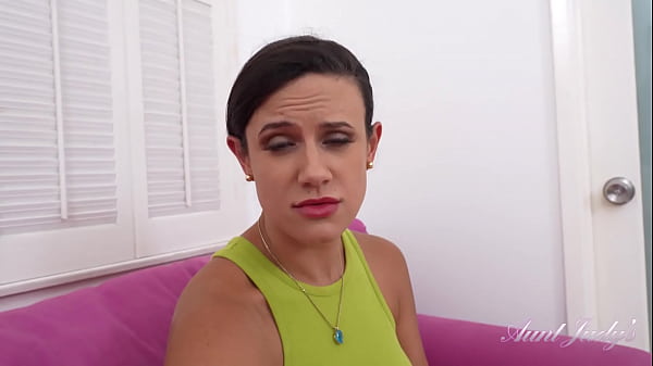 AuntJudysXXX - Your Big-breasted STEPMOM Professor Ms. Penny Has A Special Lesson For You (POV)