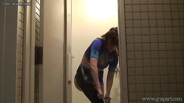 Japanese Hottie Shower And Unwrapping In The Shower Room