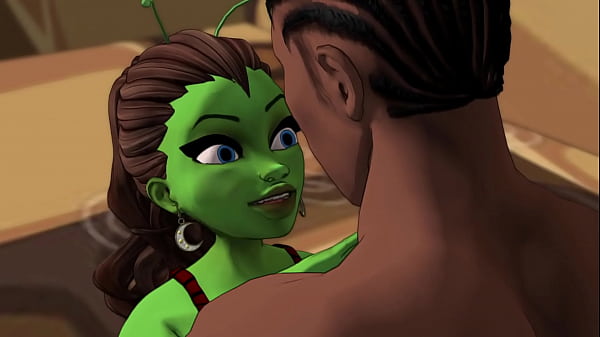 Green Skinned Big Behind Alien Gets Fucked Good By Bbc In Inter Dimensional Sex