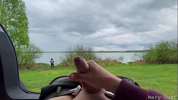 She Noticed A Masturbating Bloke And Helped Him