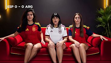 Las MujeresAI: Las Reacción Del Partido Final Del Mundial 2026 Entre España Y Argentina. (IA)