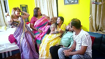Desi Mallu Three Bhabhi Explicit Mass Fucking Sex With Her Two Debar Full Movie ( Hindi Audio )