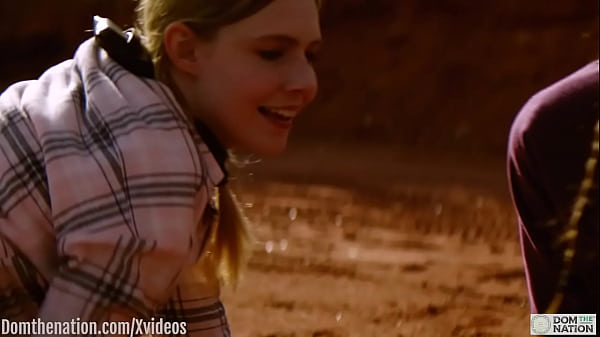 Small Gal Sucks On Big-ass Blond Girl's Booty In The Exquisite American Heartland