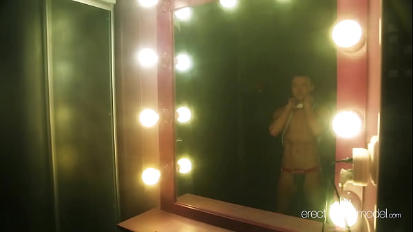 Moist Velvety Guy Showering In Jockstrap, Masterbating And Blowing In Dance
