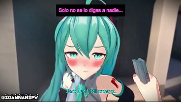 Hatsune Miku - A Compact Favor (By ZoannaNSFW) Sub.Español