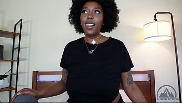Juicy Black Stepsis Dutch Coco Hands You The Drooly BJ Your Babe Won't